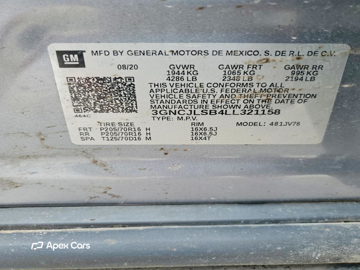 Chevrolet Trax 2020