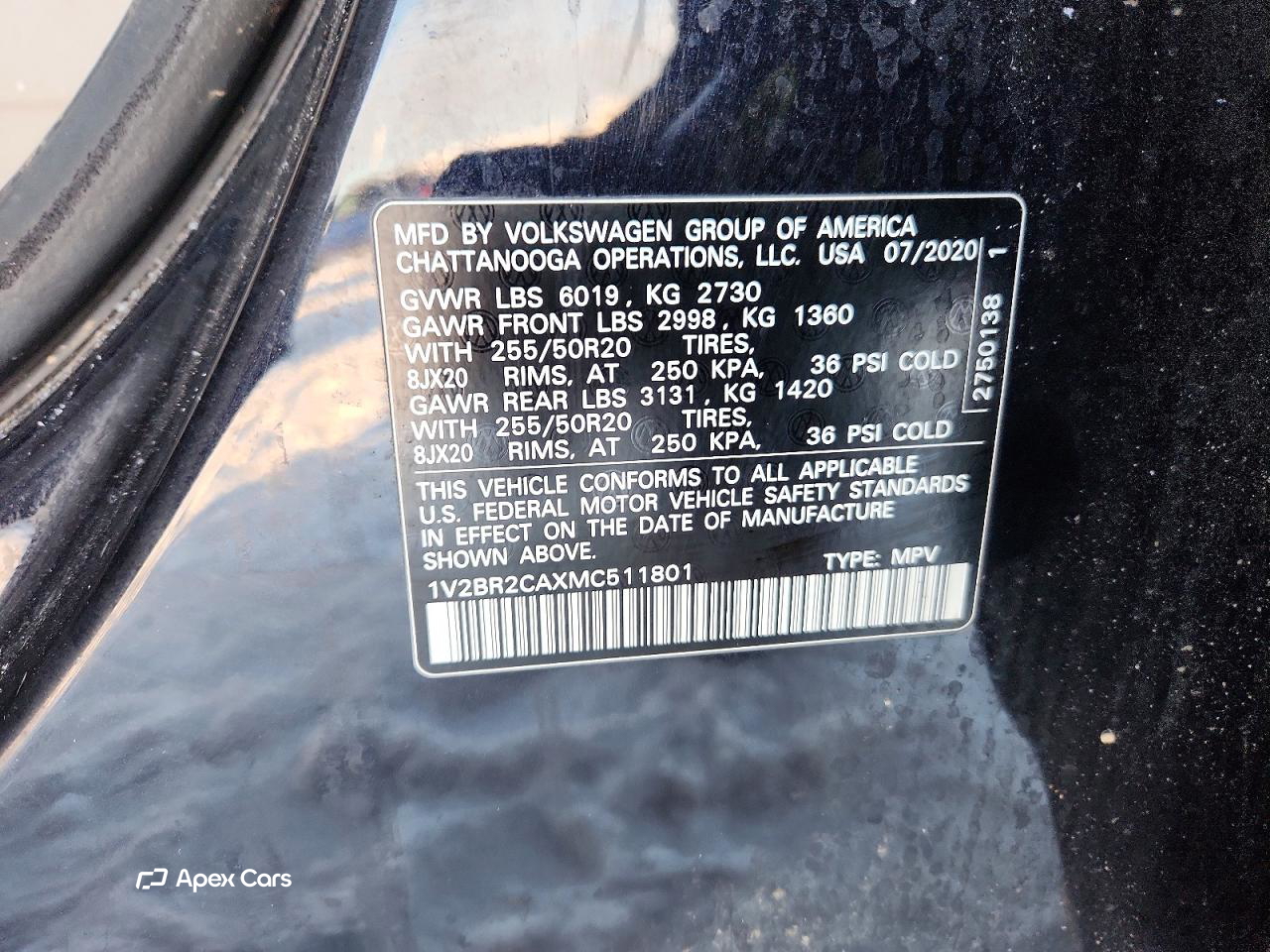 Volkswagen Atlas 2021