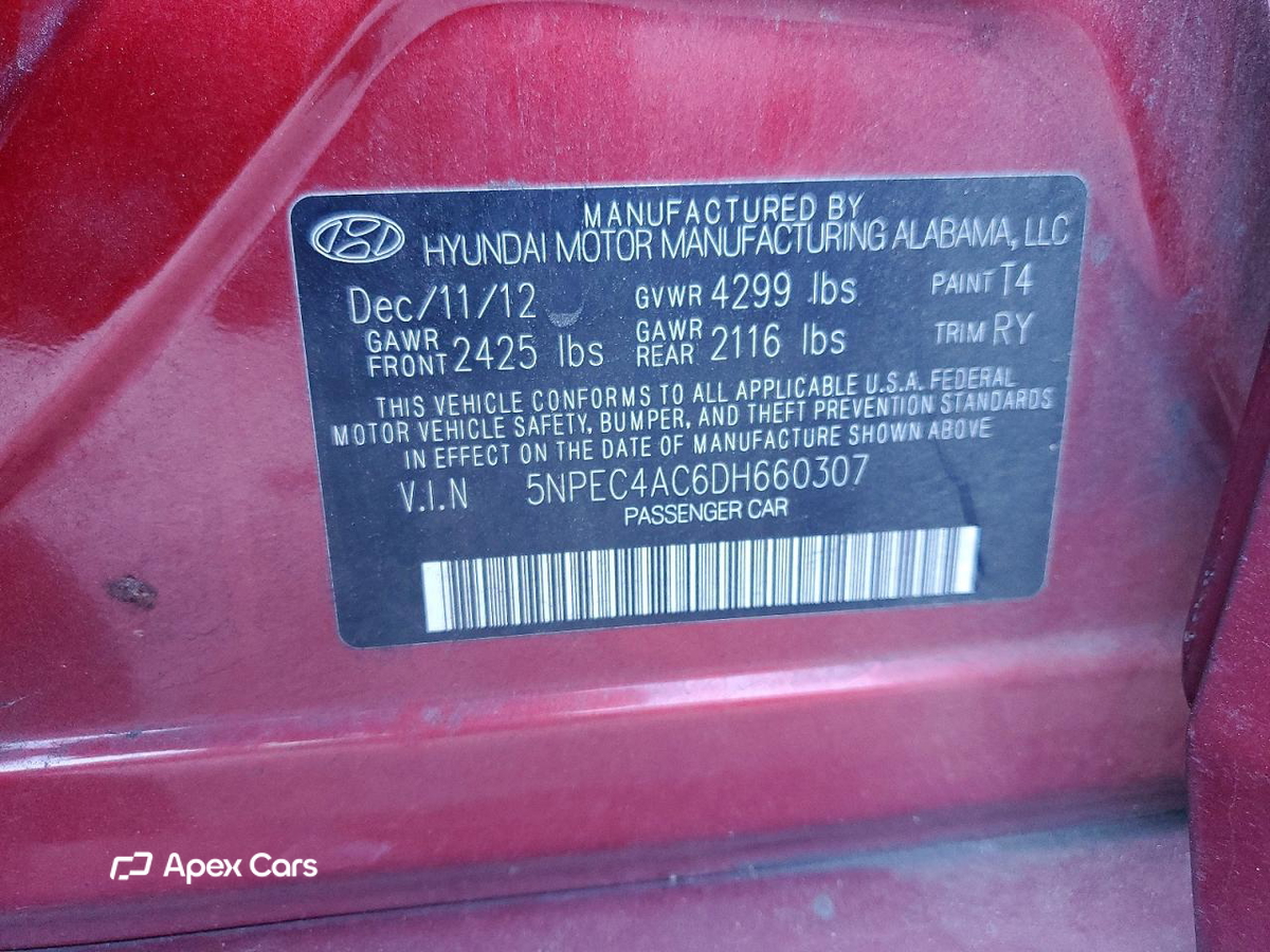 Hyundai Sonata 2013