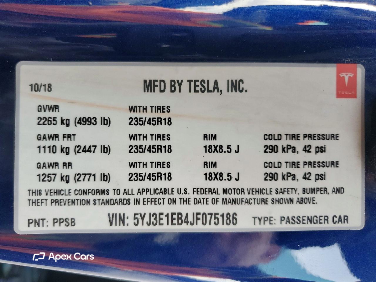 Tesla Model 3 2018
