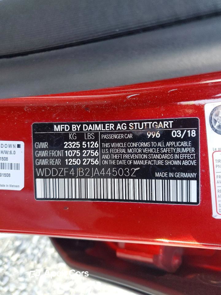 Mercedes-Benz E-klasse 2018