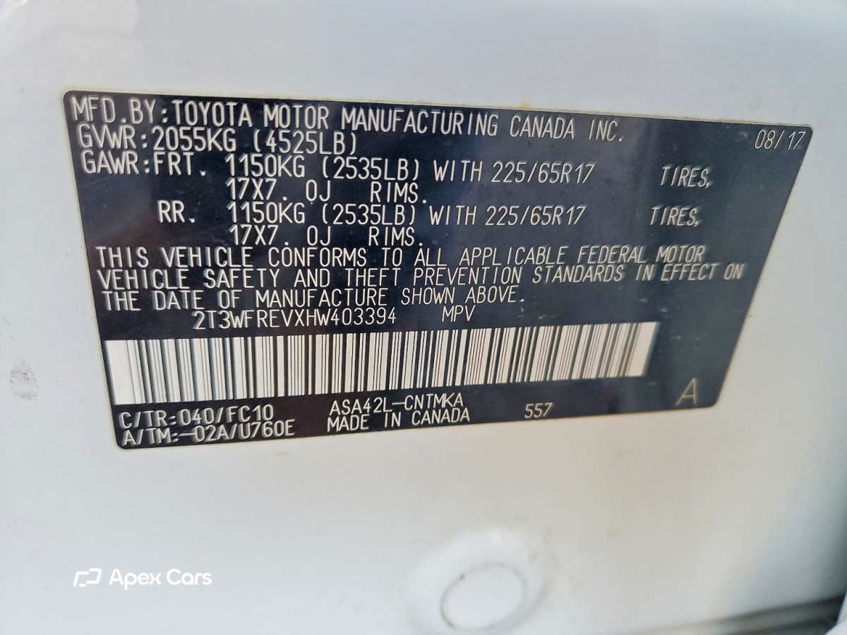 Toyota RAV 4 2017