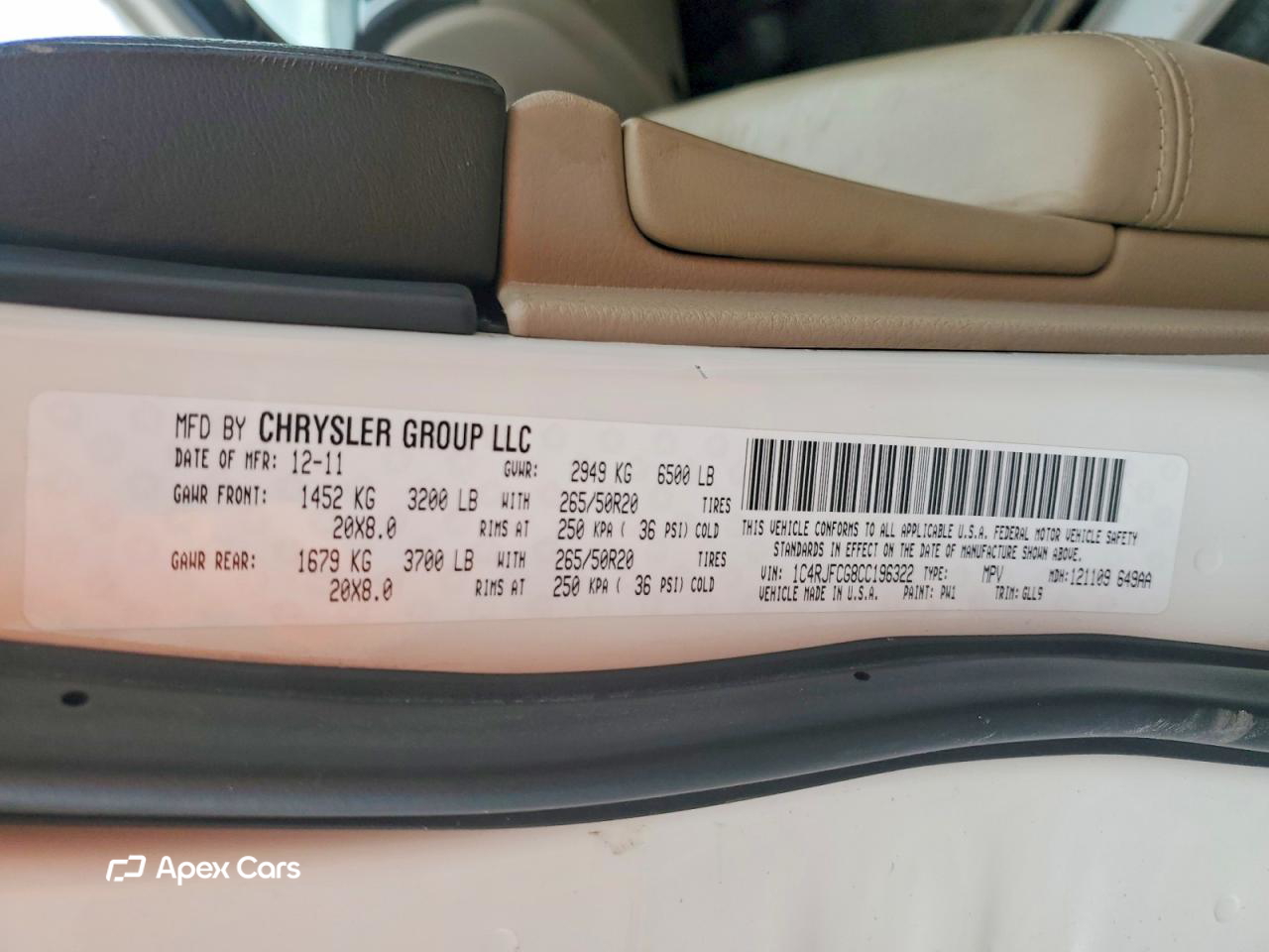 Jeep Grand Cherokee 2012