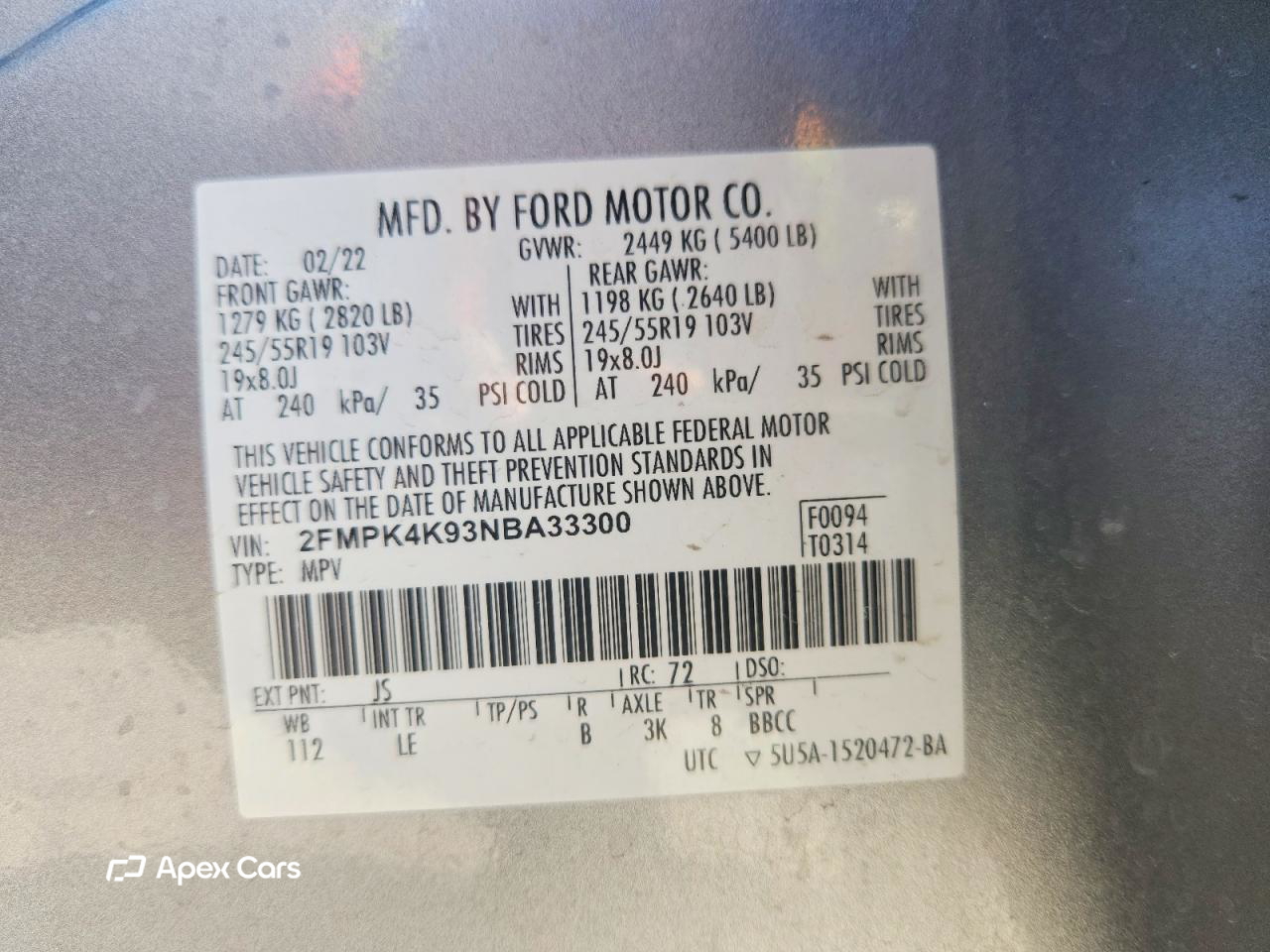 Ford Edge 2022