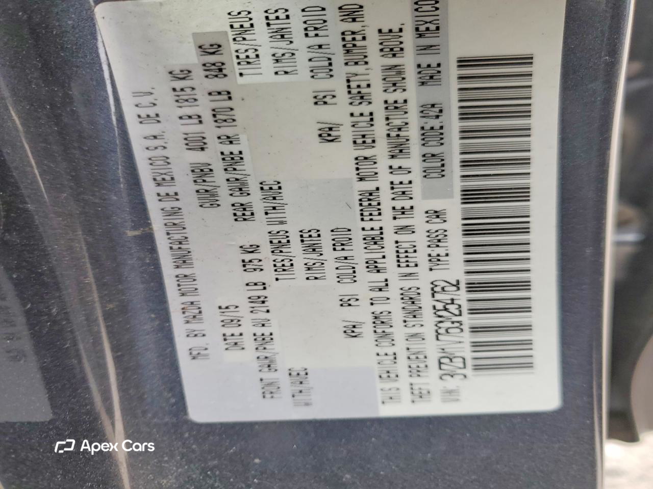Mazda 3 2016
