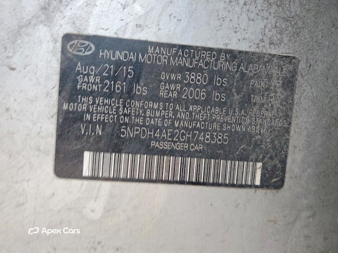 Hyundai Elantra 2016