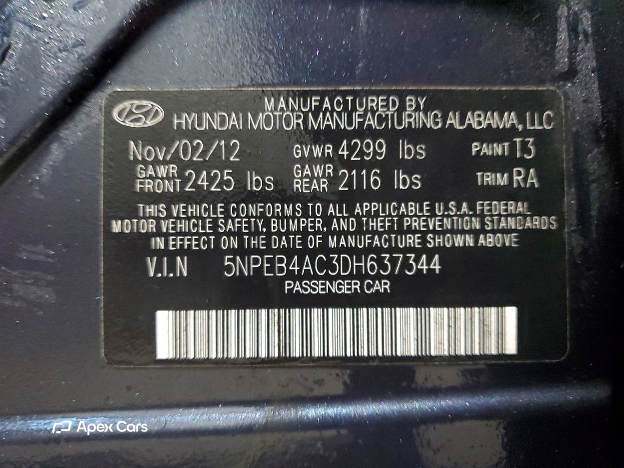 Hyundai Sonata 2013