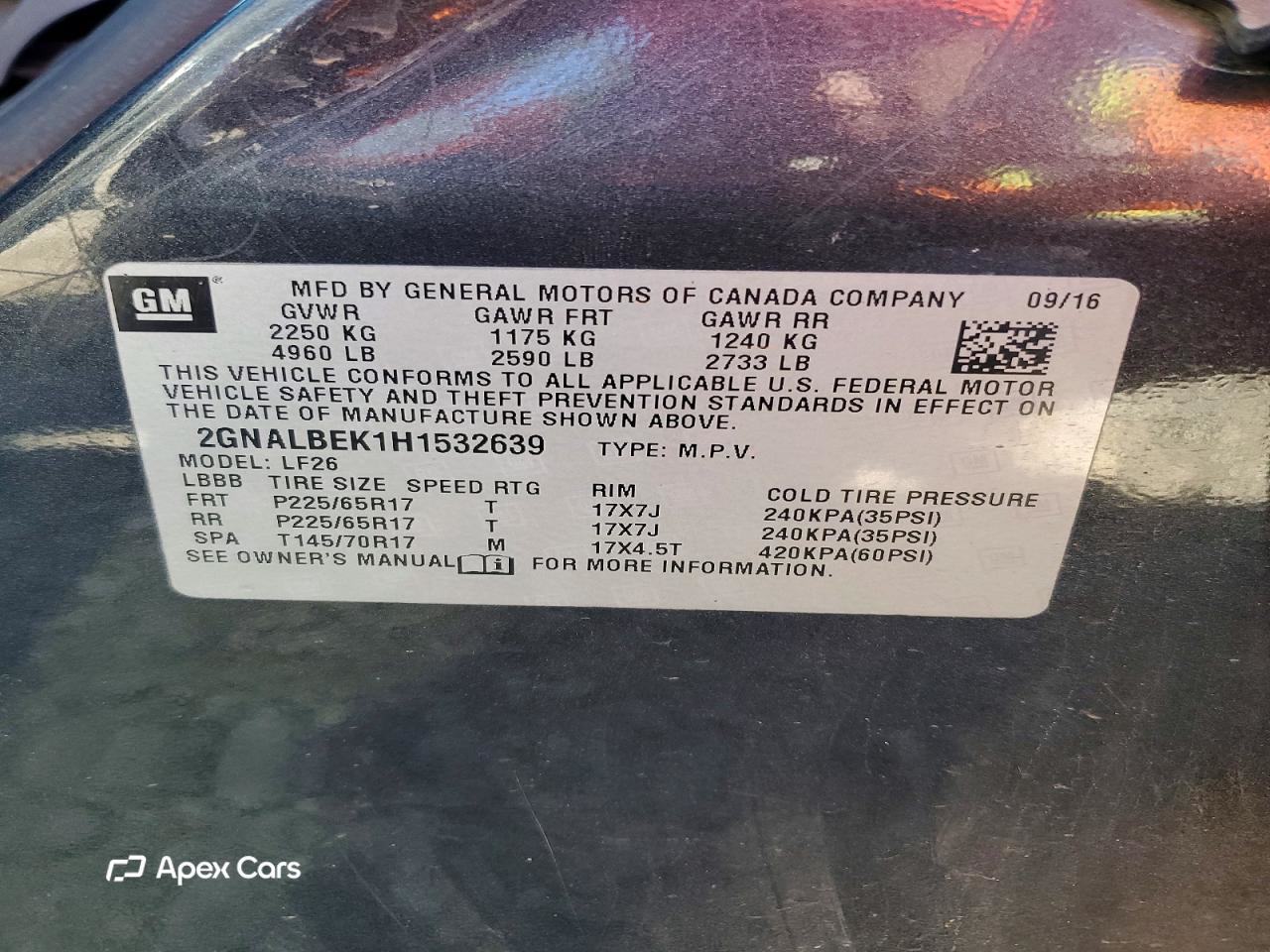 Chevrolet Equinox 2017