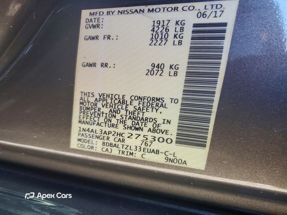 Nissan Altima 2017