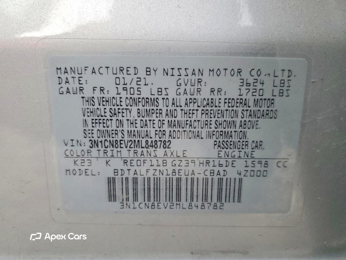 Nissan Versa 2021