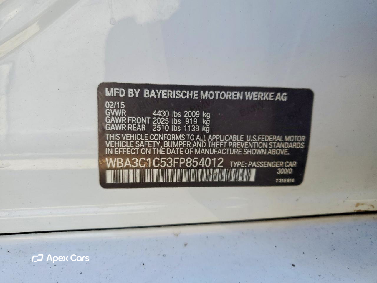 BMW Series 3 2015