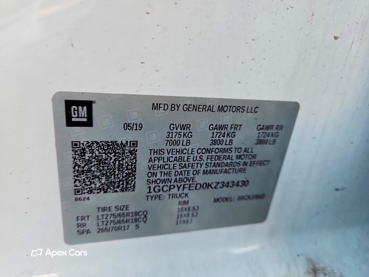 Chevrolet Silverado 2019