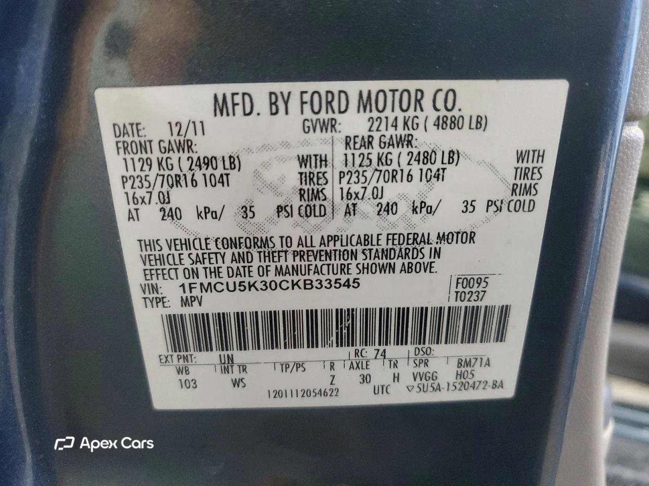 Ford Escape 2012