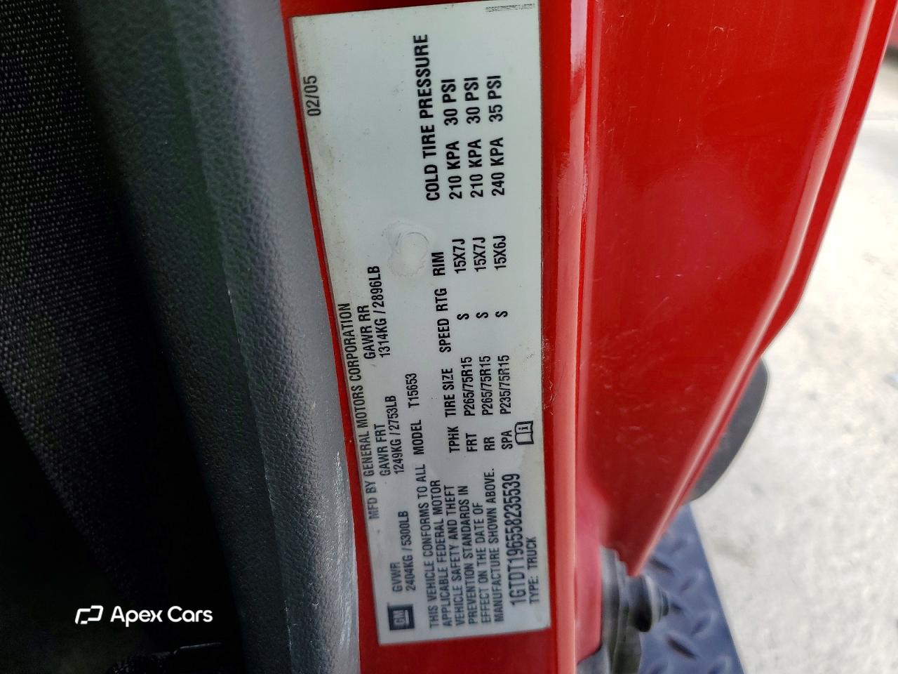 GMC Canyon 2005
