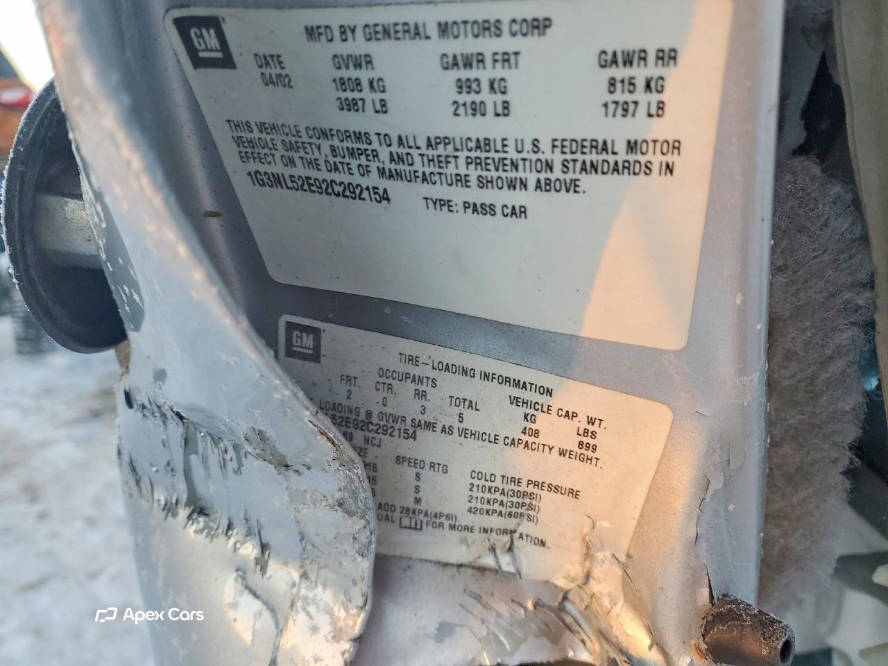 Oldsmobile Alero 2002