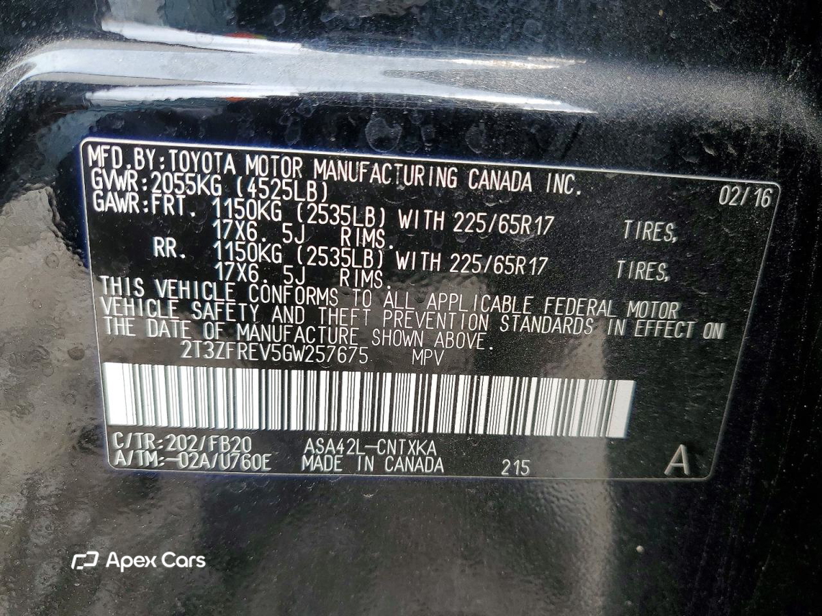 Toyota RAV 4 2016