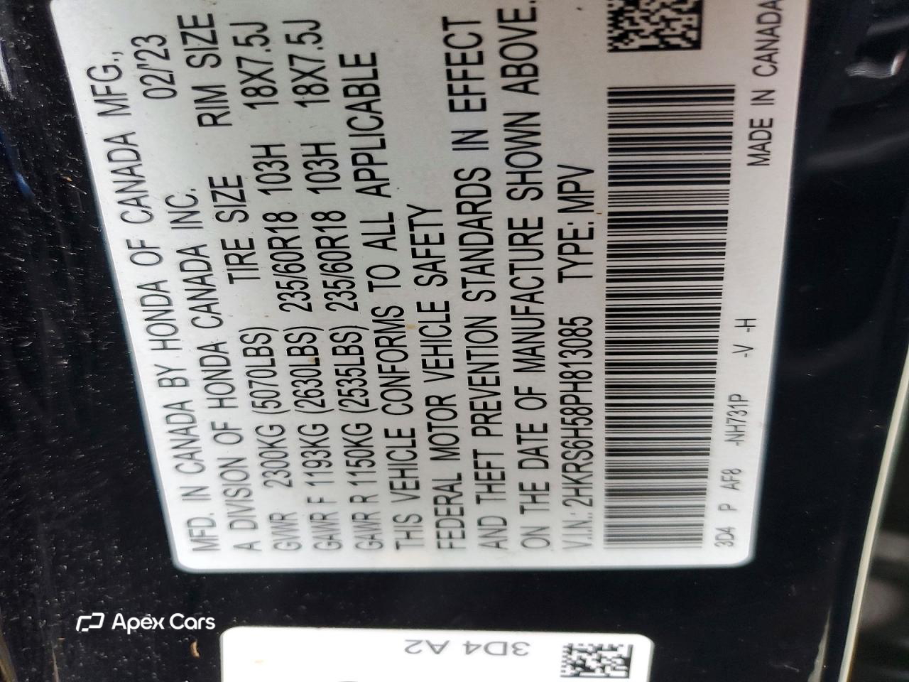 Honda CR-V 2023