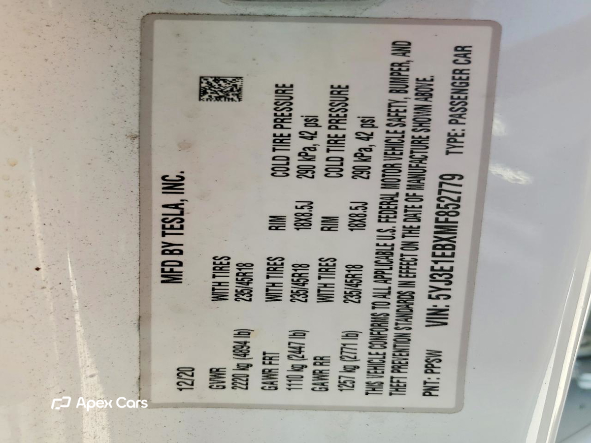 Tesla Model 3 2021