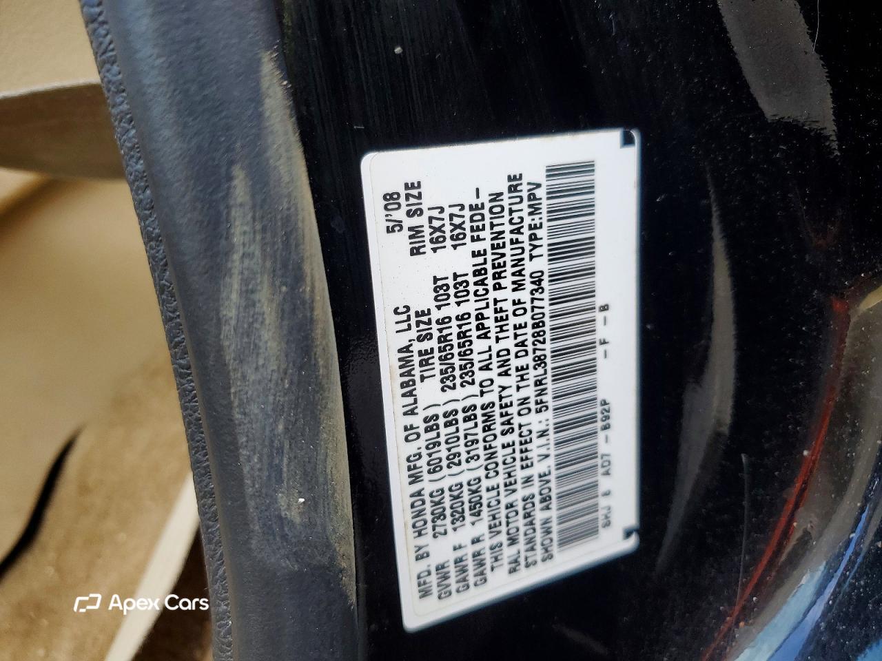 Honda Odyssey 2008