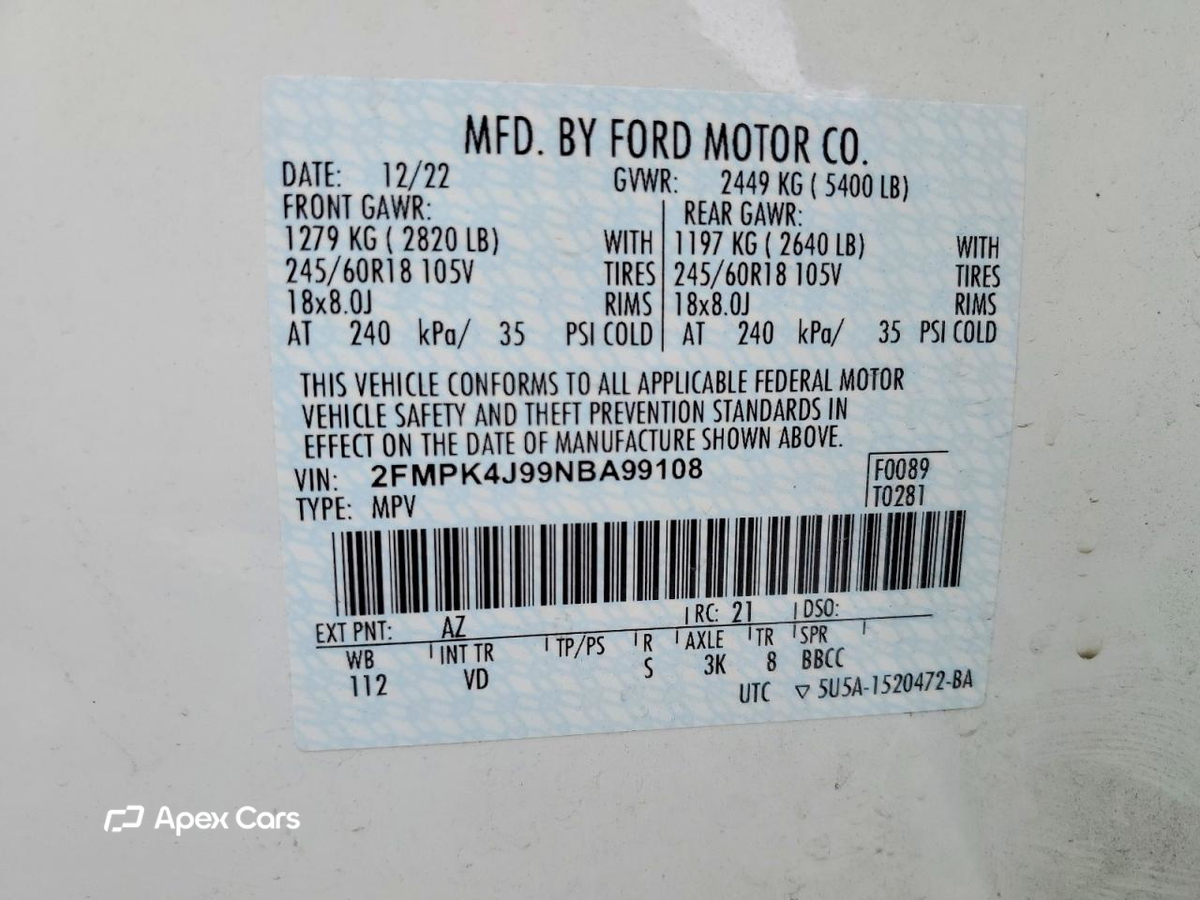 Ford Edge 2022