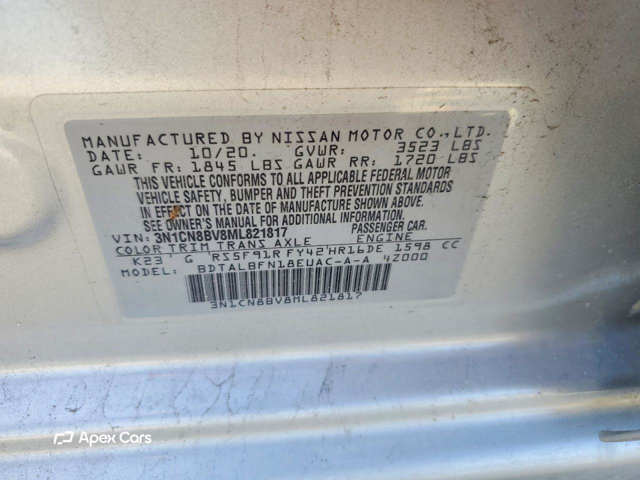Nissan Versa 2021