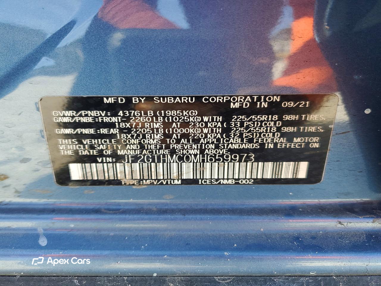 Subaru XV 2021