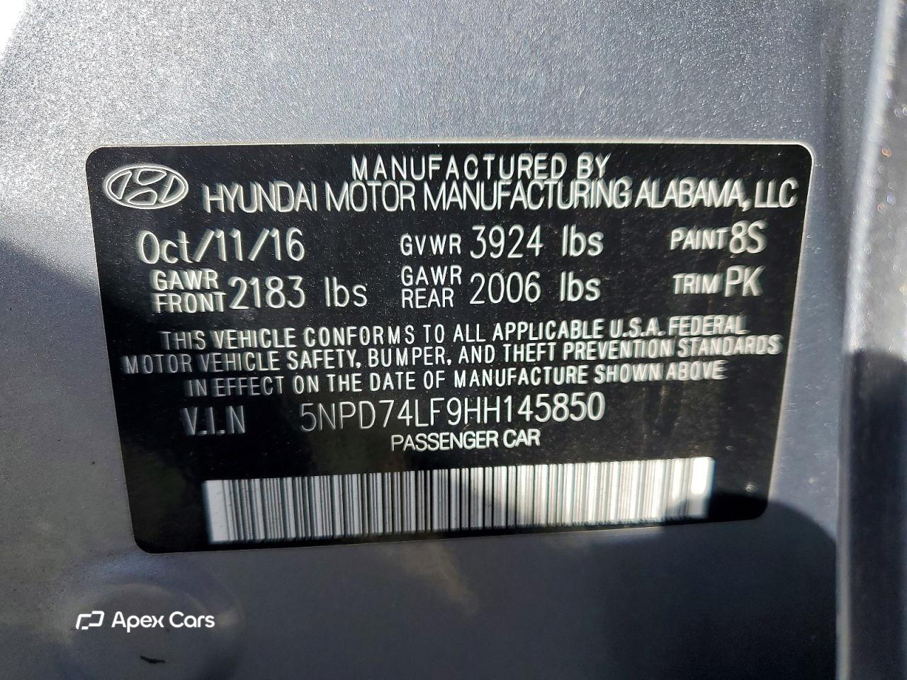 Hyundai Elantra 2017