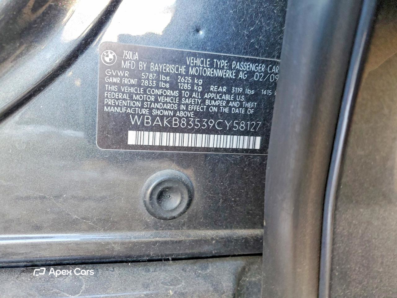 BMW Series 7 2009