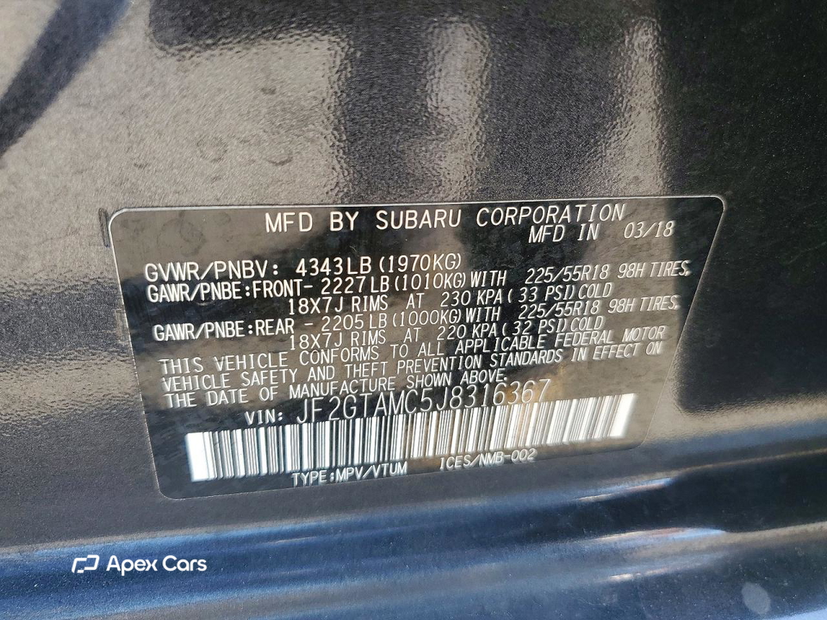 Subaru XV 2018