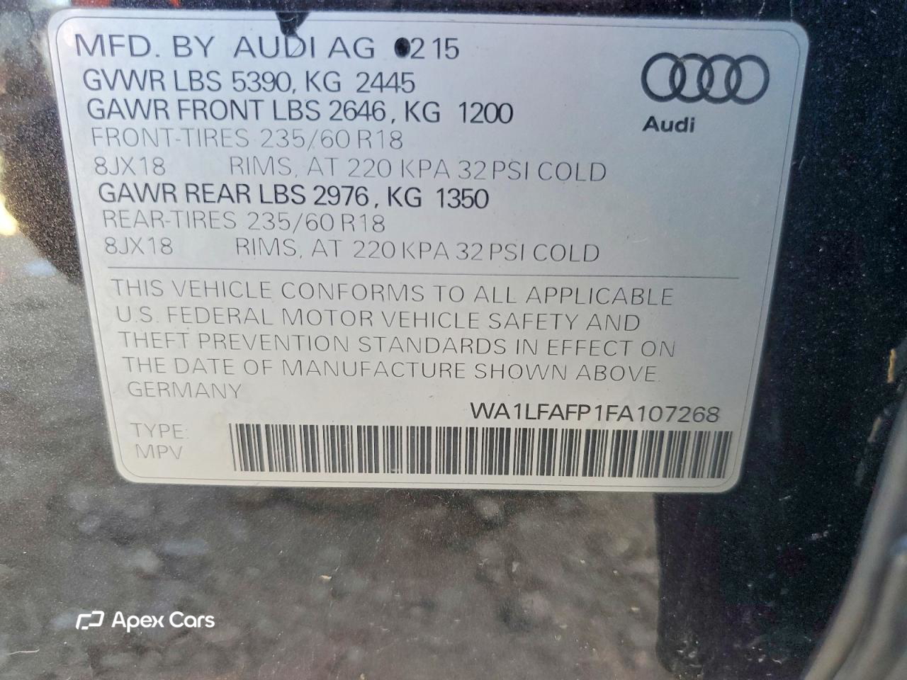 Audi Q5 2015