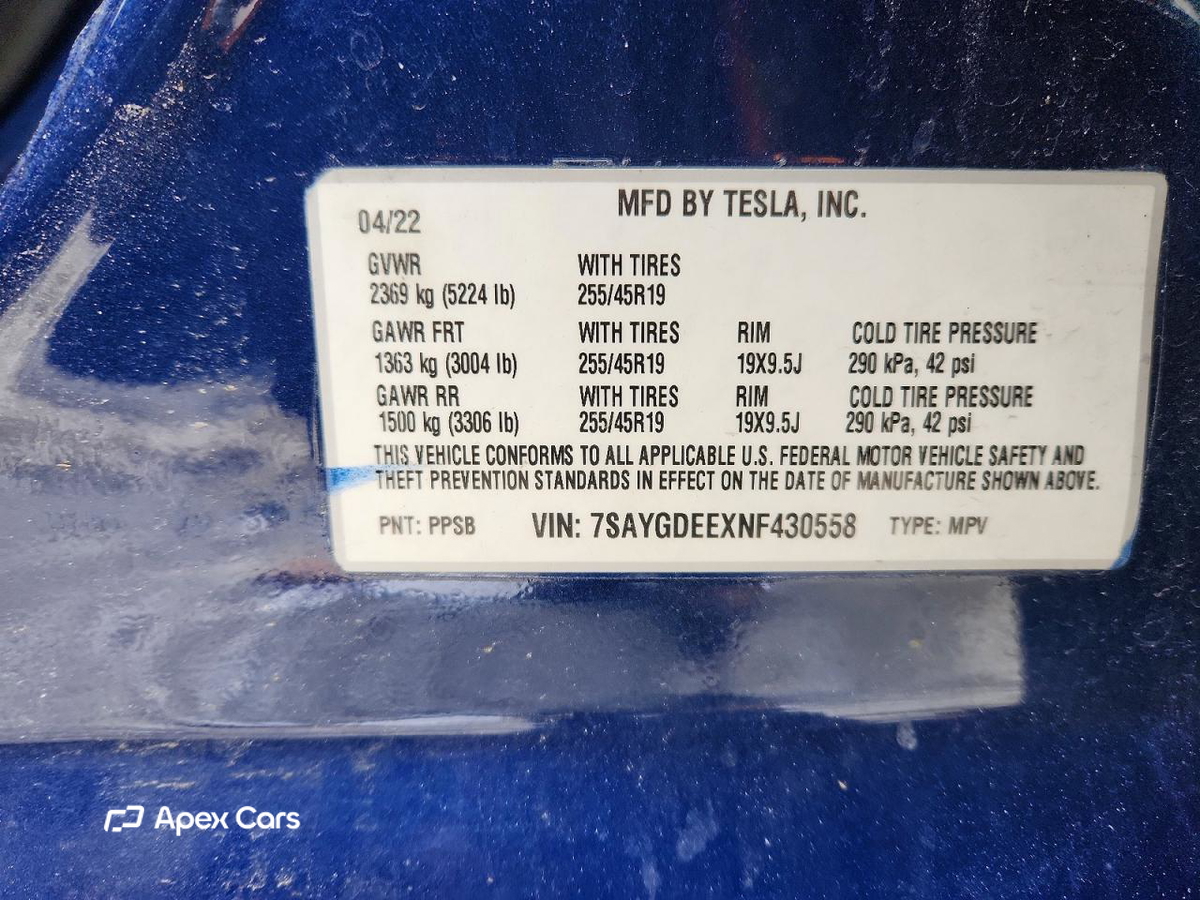 Tesla Model Y 2022