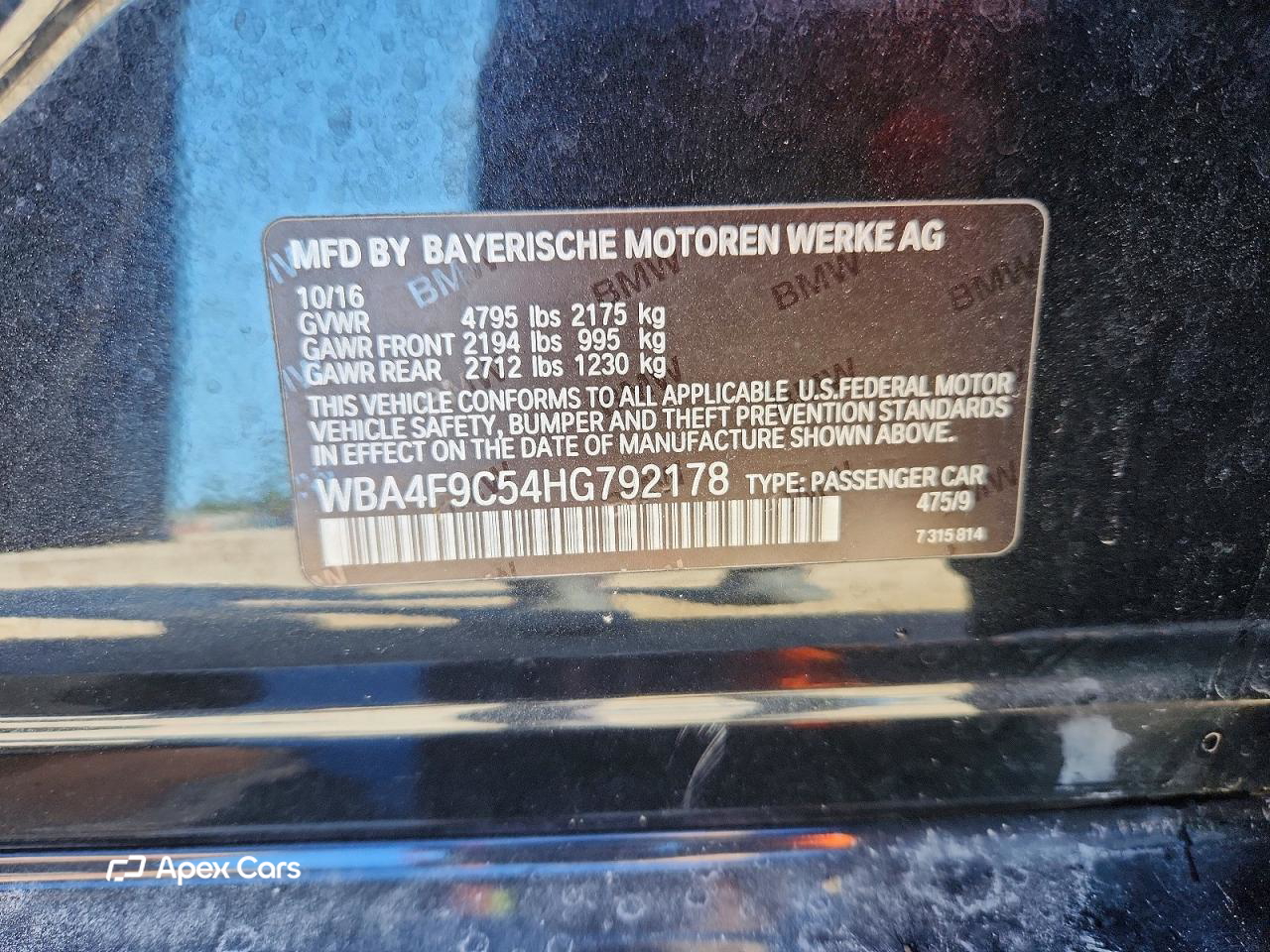 BMW Series 4 2017