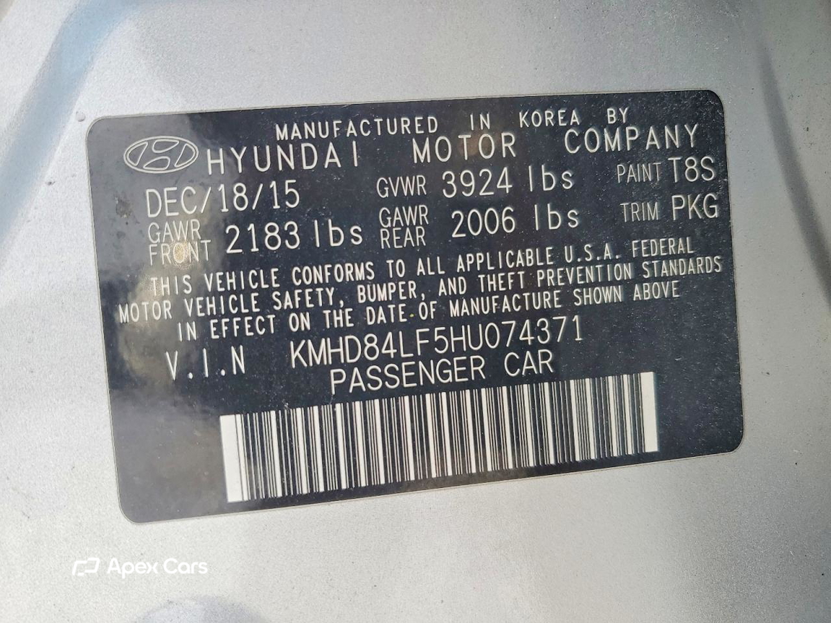 Hyundai Elantra 2017