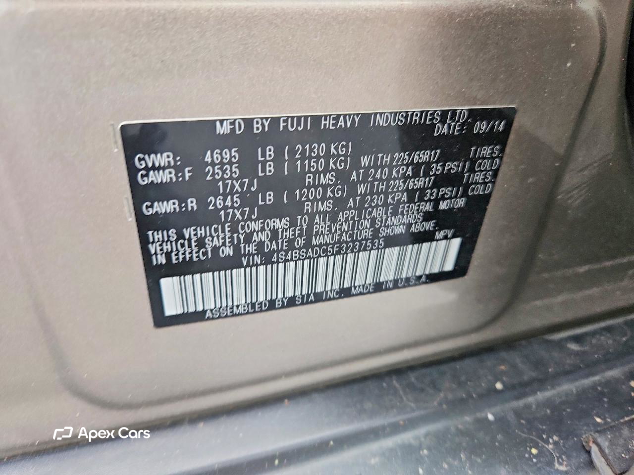 Subaru Outback 2015