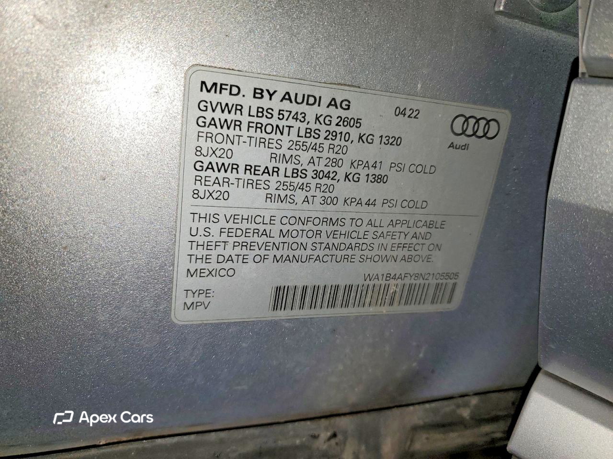 Audi SQ5 2022