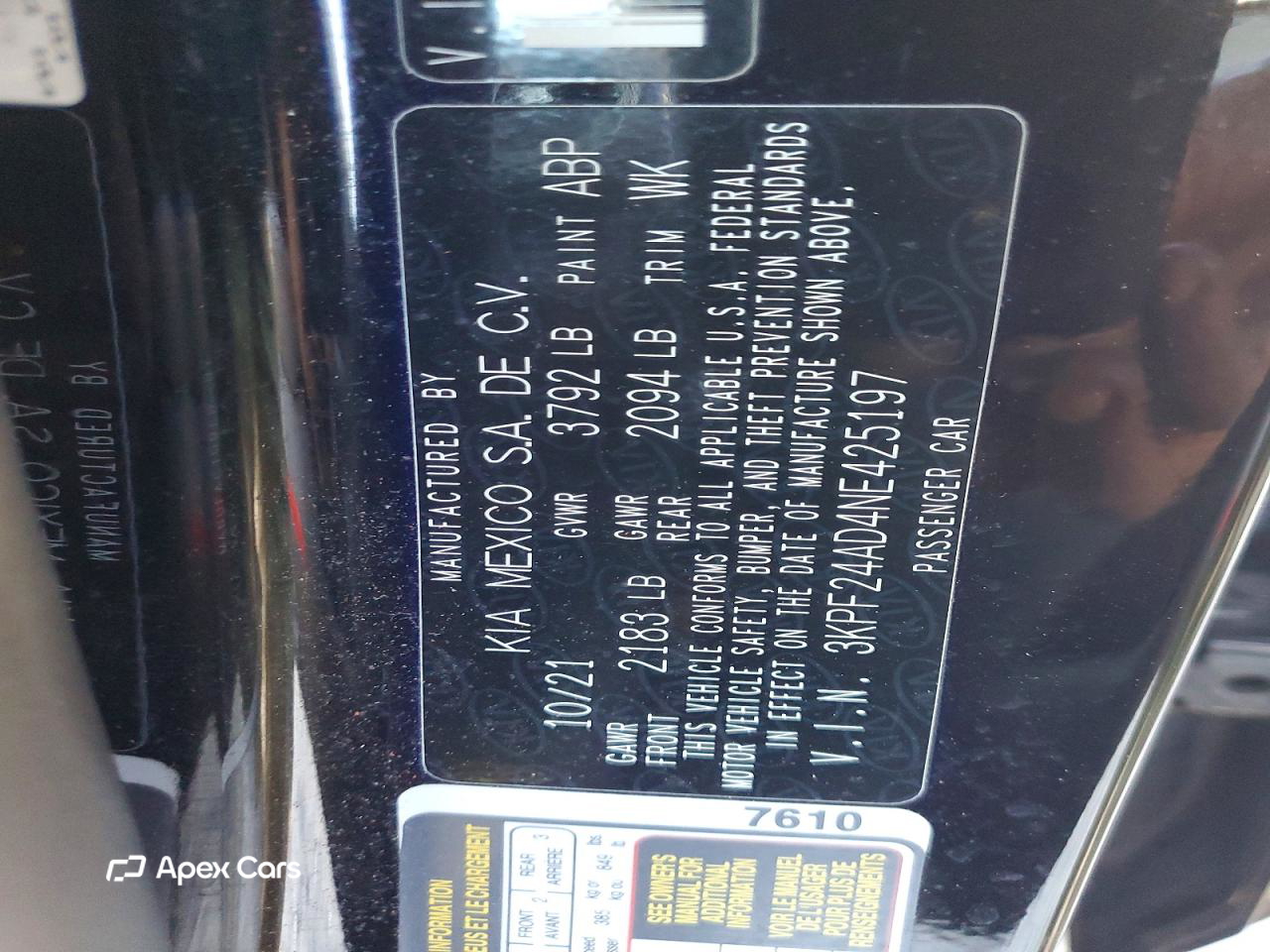 Kia Forte 2022