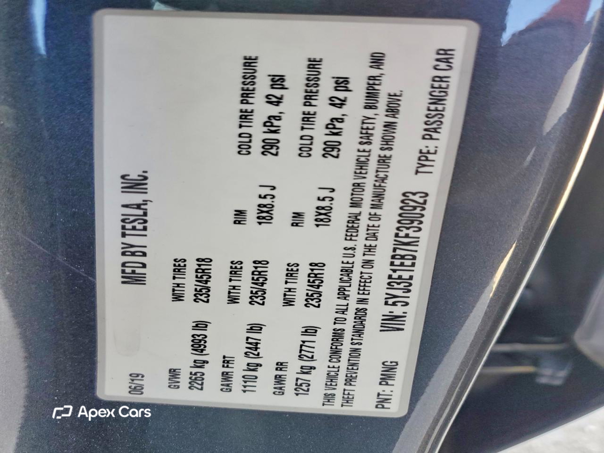 Tesla Model 3 2019