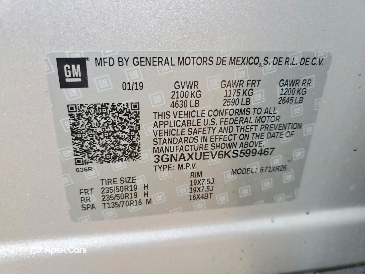 Chevrolet Equinox 2019