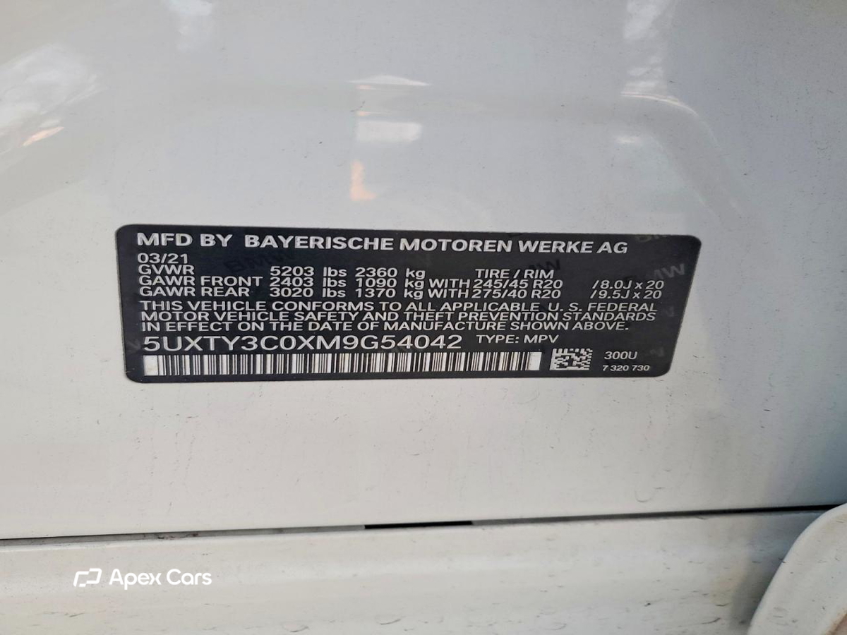 BMW X3 2021