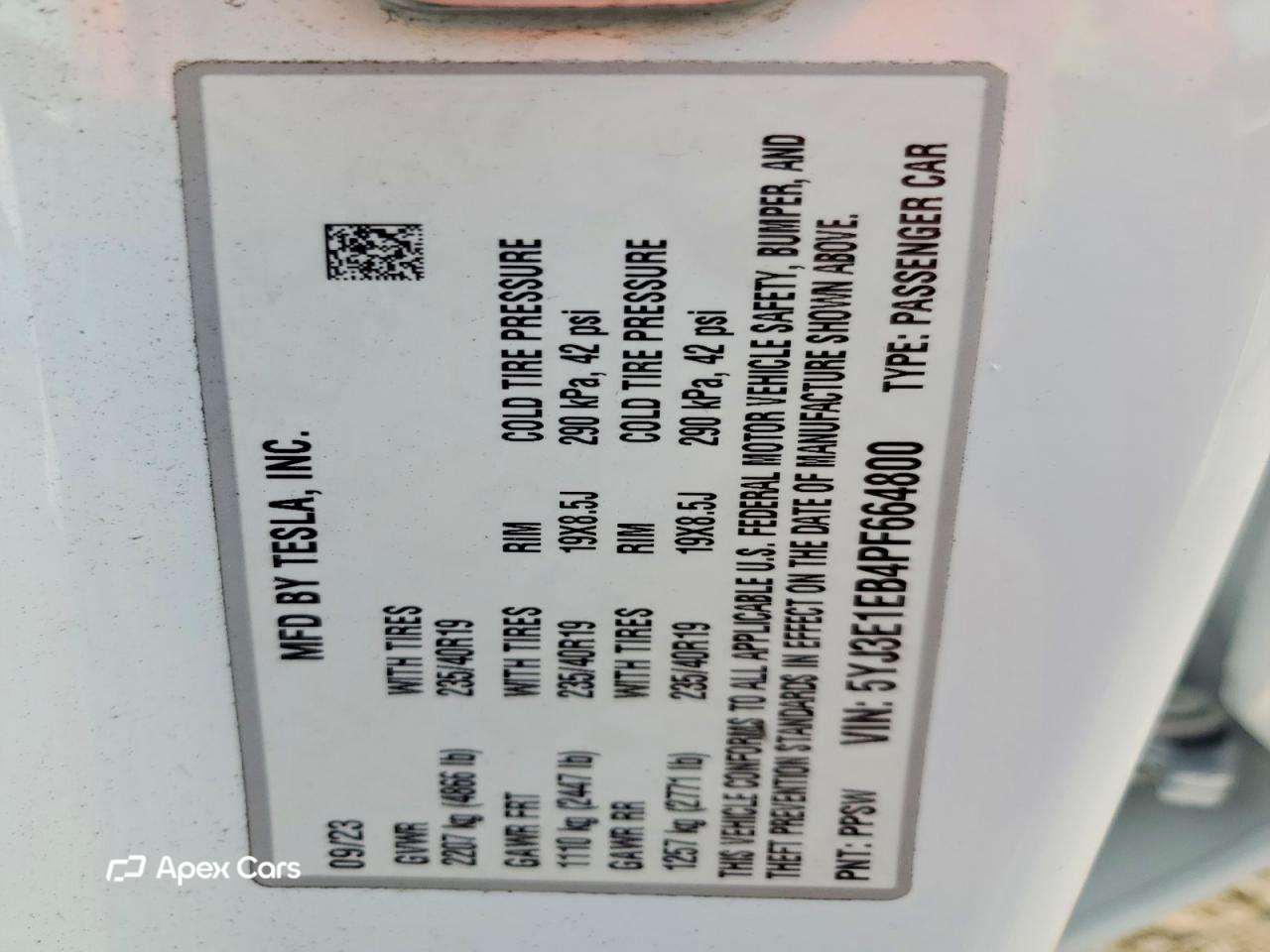 Tesla Model 3 2023