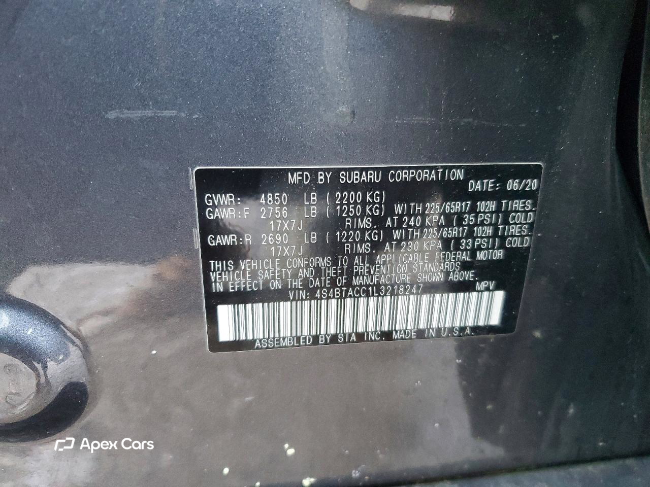 Subaru Outback 2020
