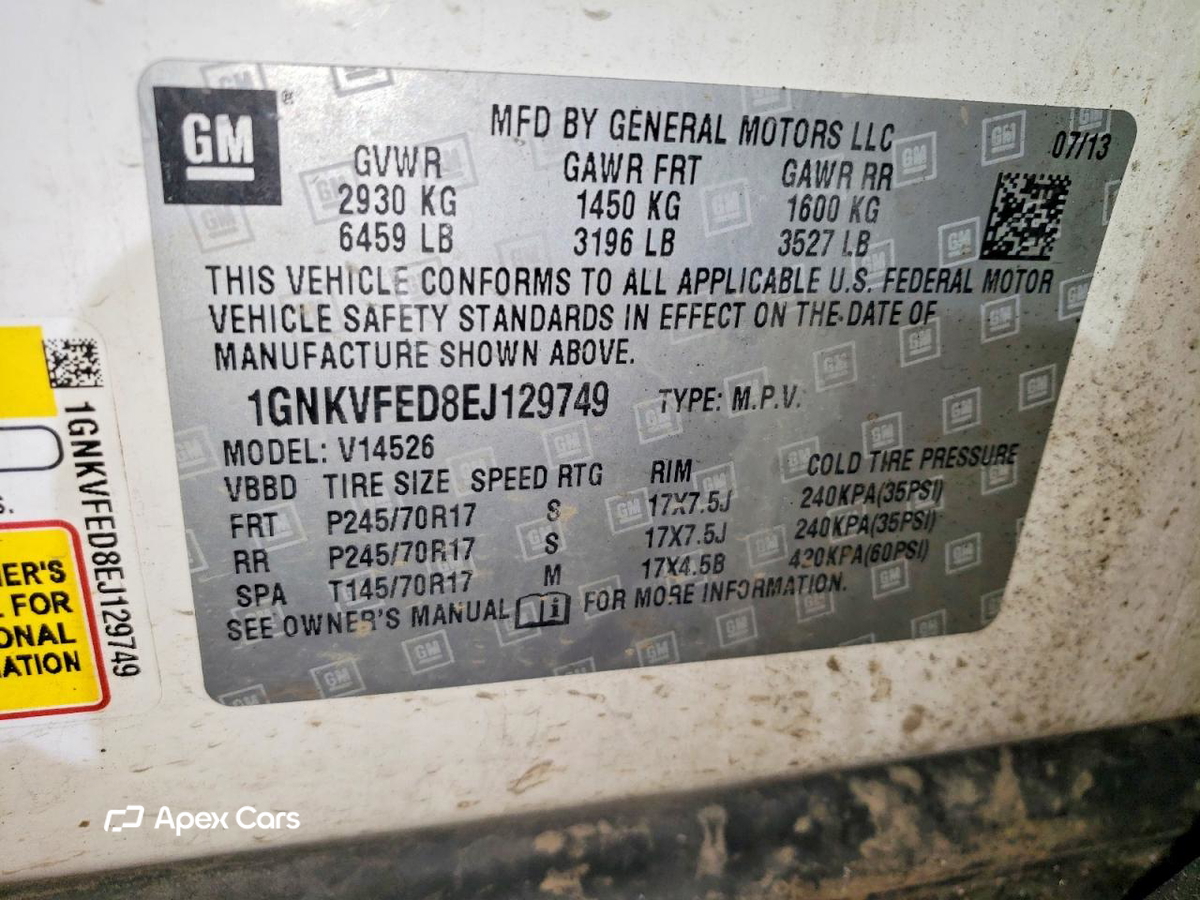 Chevrolet Traverse 2014