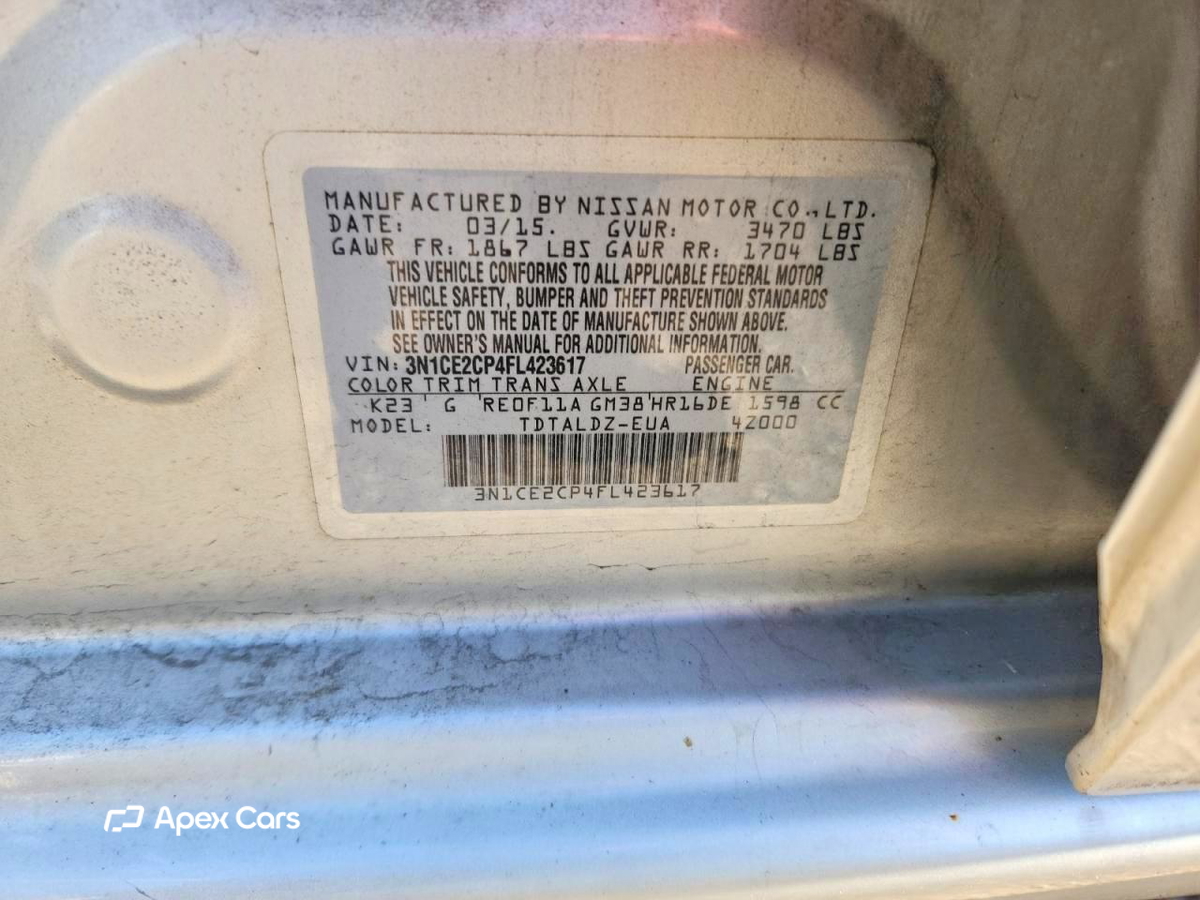 Nissan Versa 2015