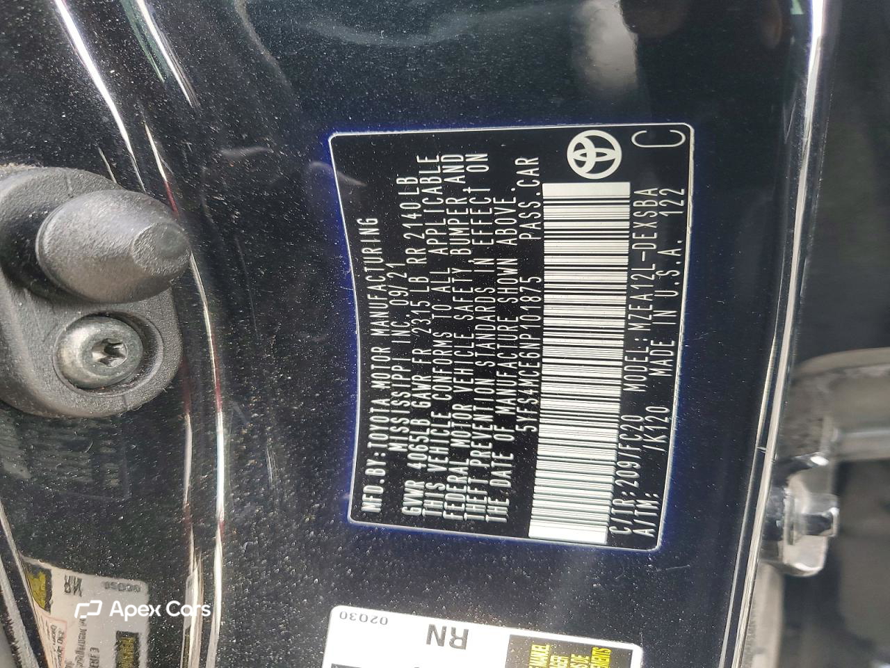 Toyota Corolla 2022