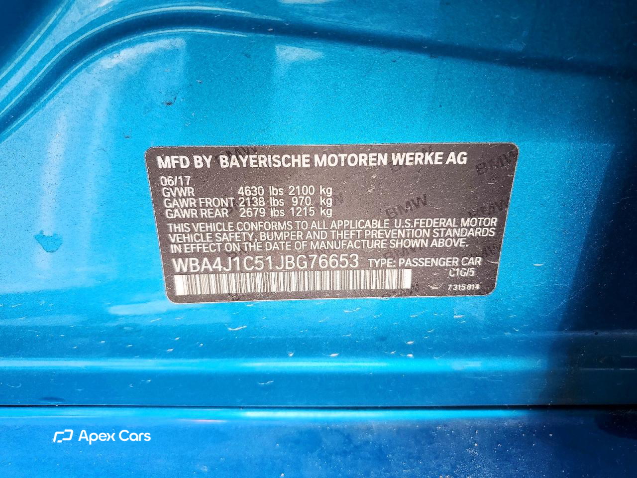 BMW Series 4 2018