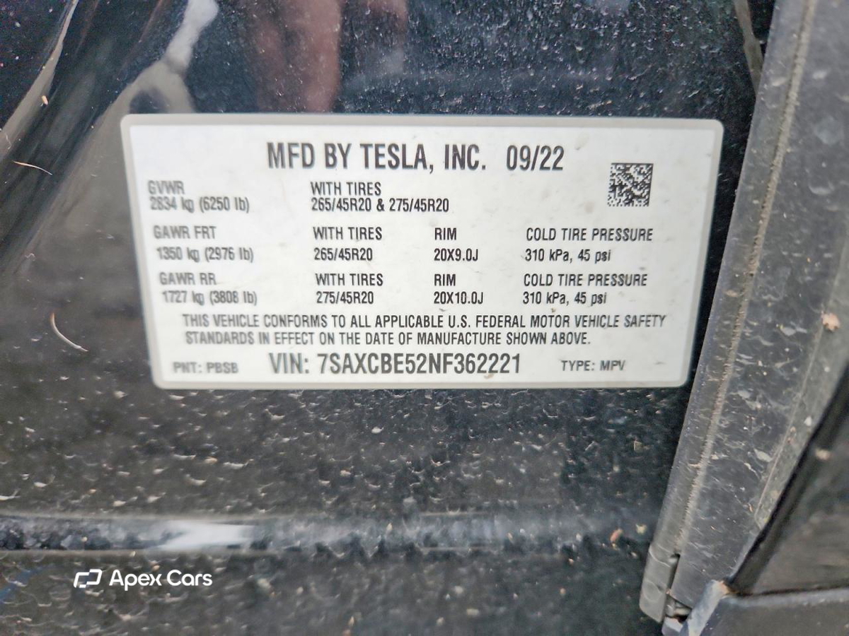 Tesla Model X 2022