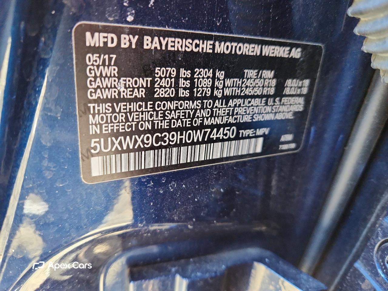BMW X3 2017