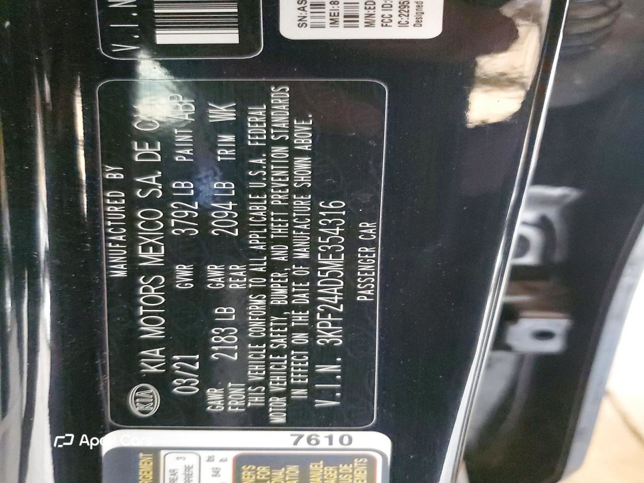 Kia Forte 2021