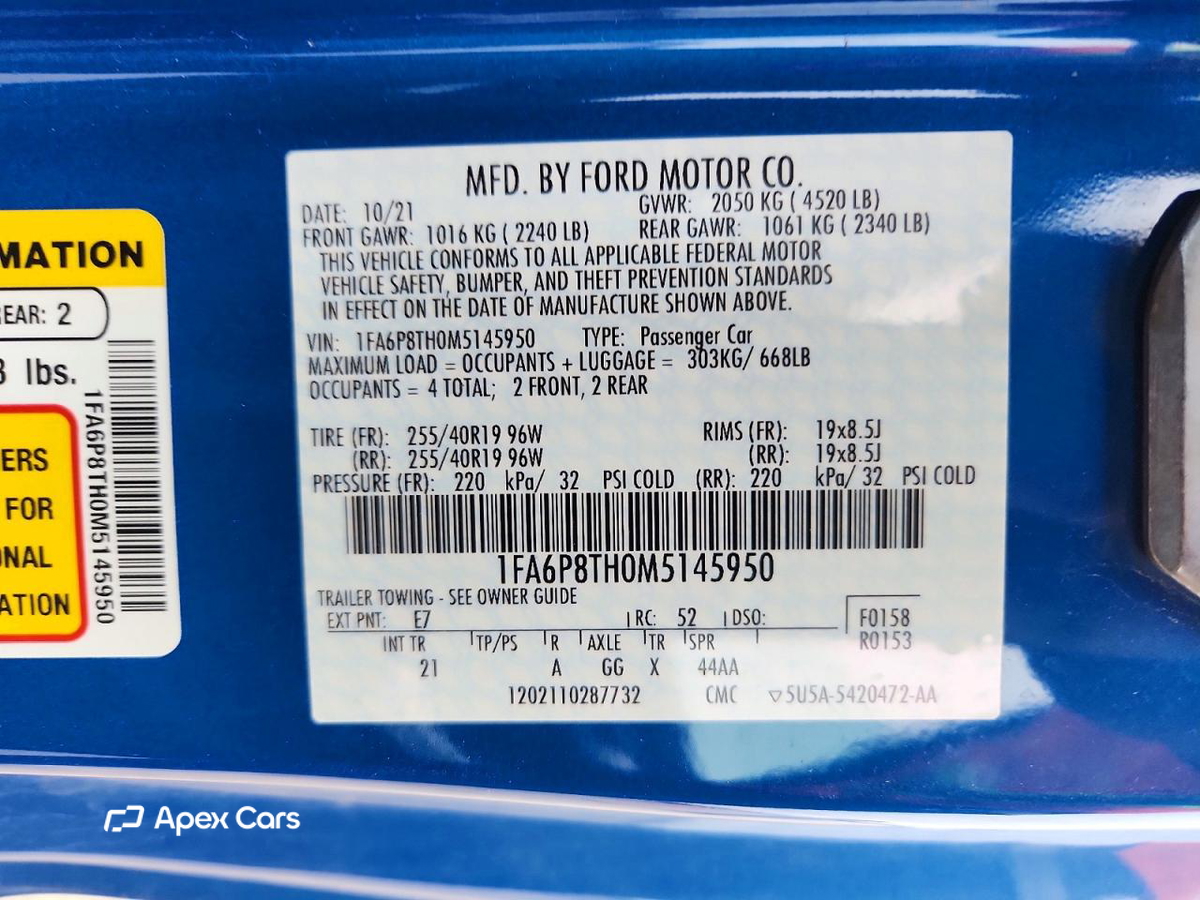 Ford Mustang 2021