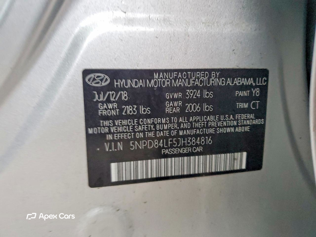 Hyundai Elantra 2018